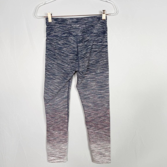 Calvin Klein Performance Spacedye Ombre High Waist Leggings Blue Evening Sand S - Picture 2 of 11